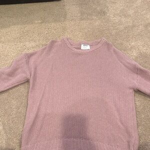 Old Navy Light Pink Crew Neck Sweater